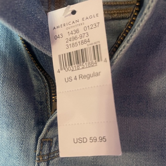 American Eagle flare jeans super high rise NWT - Picture 3 of 4